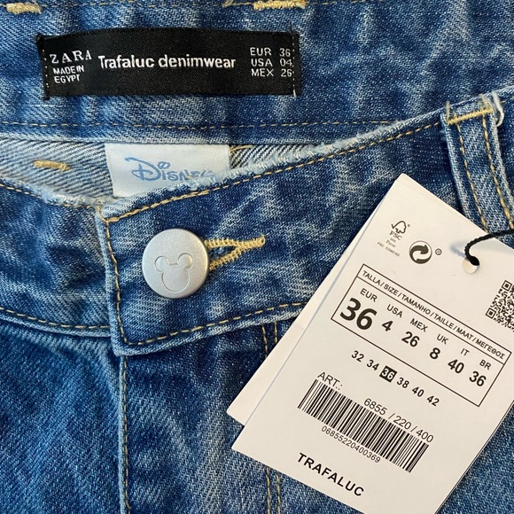 Zara Denim - Zara Mickey Disney Jeans